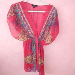 Sheer Blouse - Twenty One - Size M - Cute!